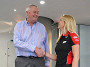 Руководитель команды Marussia Джон Бут с Марией де Виллотой. Фото Marussia F1 Team