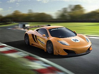 Гоночная версия суперкара McLaren MP4-12C. Иллюстрация McLaren