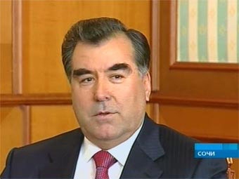 Эмомали Рахмон. Кадр Первого канала, архив
