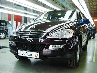 SsangYong Kyron на заводе "Соллерс–Дальний Восток". Фото Sollers