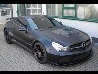 Доработанное купе Mercedes-Benz SL65 AMG Black Series Vanish. Фото Brabus
