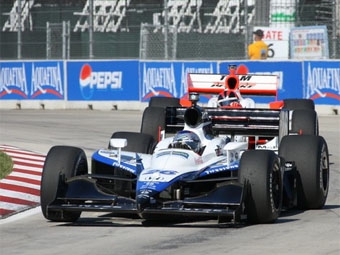 Марко Андретти (Andretti Green Racing), гонка IRL "Detroit Indy Grand Prix" на The Raceway on Belle Isle, 2008. Фото с сайта indycar.com