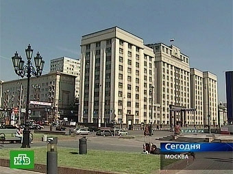 Здание Госдумы. Кадр НТВ, архив