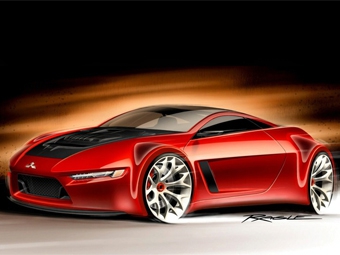 Mitsubishi Concept-RA. Иллюстрация Mitsubishi