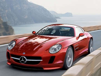 Mercedes-Benz 300 SL Gullwing. Иллюстрация Auto Motor Und Sport