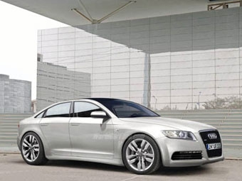 Предполагаемый облик Audi A7. Иллюстрация WCF