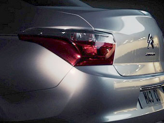 Фрагменты нового седана Citroen. Изображения с сайта automobile-magazine.fr