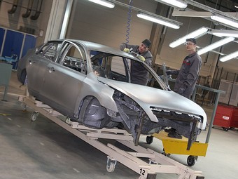 Российский завод Nissan. Фото Ленты.ру