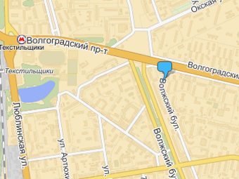 Волжский бульвар на «Яндекс. Картах»