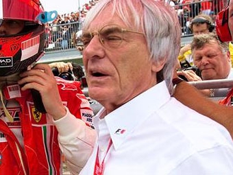 Рубенс Берни Экклстоун, Гран-при Франции, 2008. Фото с сайта formula1.com