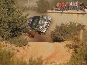 Авария Кена Блока на шейкдауне Ралли Португалии. Фото WRC