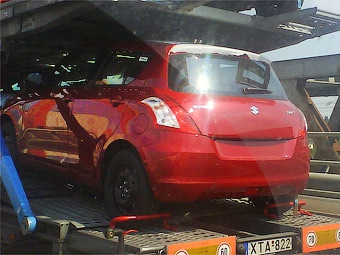 Шпионский снимок нового Suzuki Swift. Фото jatekbetyar.hu с сайта Totalcar