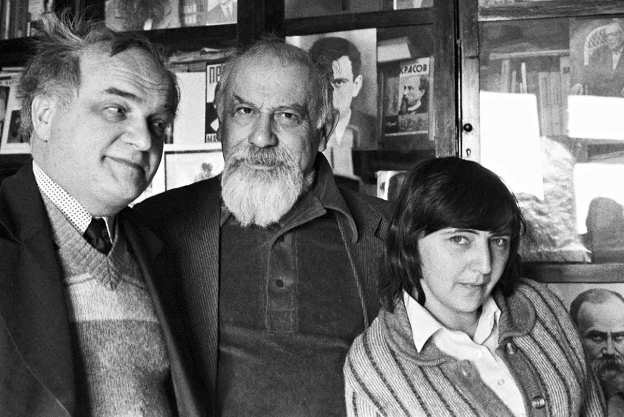 Вместе со Львом Копелевым и Светланой Орловой, 1978 год