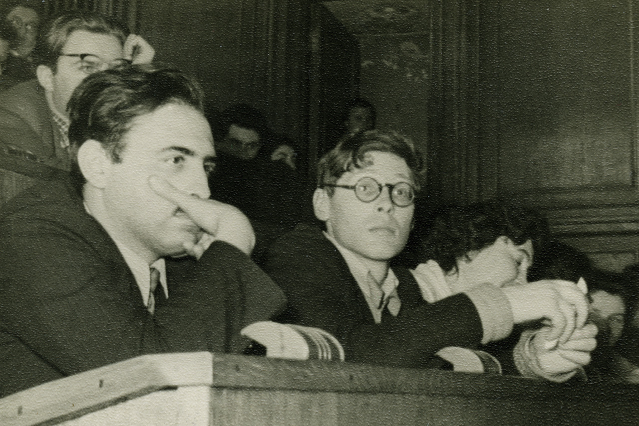 Заседание ученого совета в университете, около 1956 года
