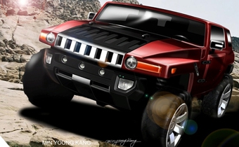 Hummer HX. Иллюстрация Hummer