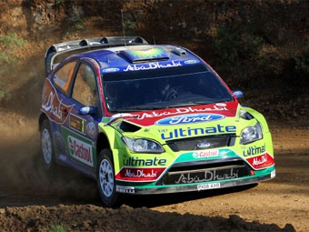 Микко Хирвонен (BP Ford Abu Dhabi, Ford Focus RS WRC 08) во время Ралли Кипр, 2009. Фото с сайта motorsport.com