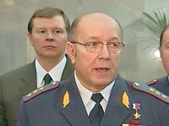 Замглавы МВД Александр Чекалин, кадр Первого канала, архив
