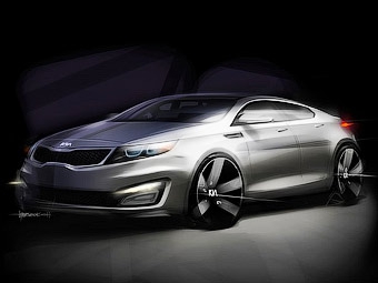 Kia Magentis. Иллюстрации Kia