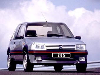 Peugeot 205 GTI. Фото Peugeot