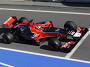 Прошлогодний автомобиль Marussia Virgin MVR-02 на тестах Формулы-1. Фото Marussia F1 Team