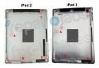 Засветились фото корпуса iPad 3 в сравнении с iPad 2