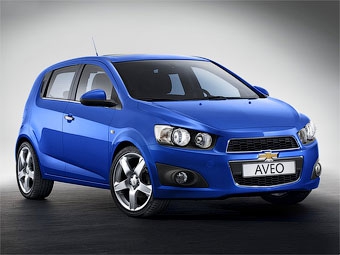 Chevrolet Aveo. Фото Chevrolet