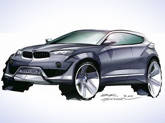 Предполагаемая внешность BMW X4. Иллюстрация AutoWeek