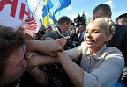 Тимошенко открестилась от цензуры на митинге оппозиции