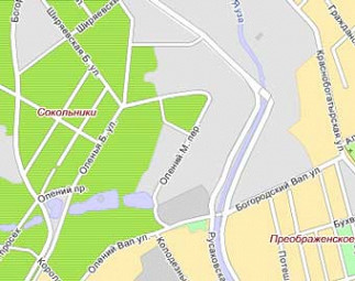 Район проведения гонок. Карта с сайта maps.yandex.ru