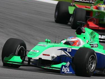 Адам Кэрролл (Ирландия), гонка A1GP в Малайзии, 2008. Фото с сайта a1gp.com