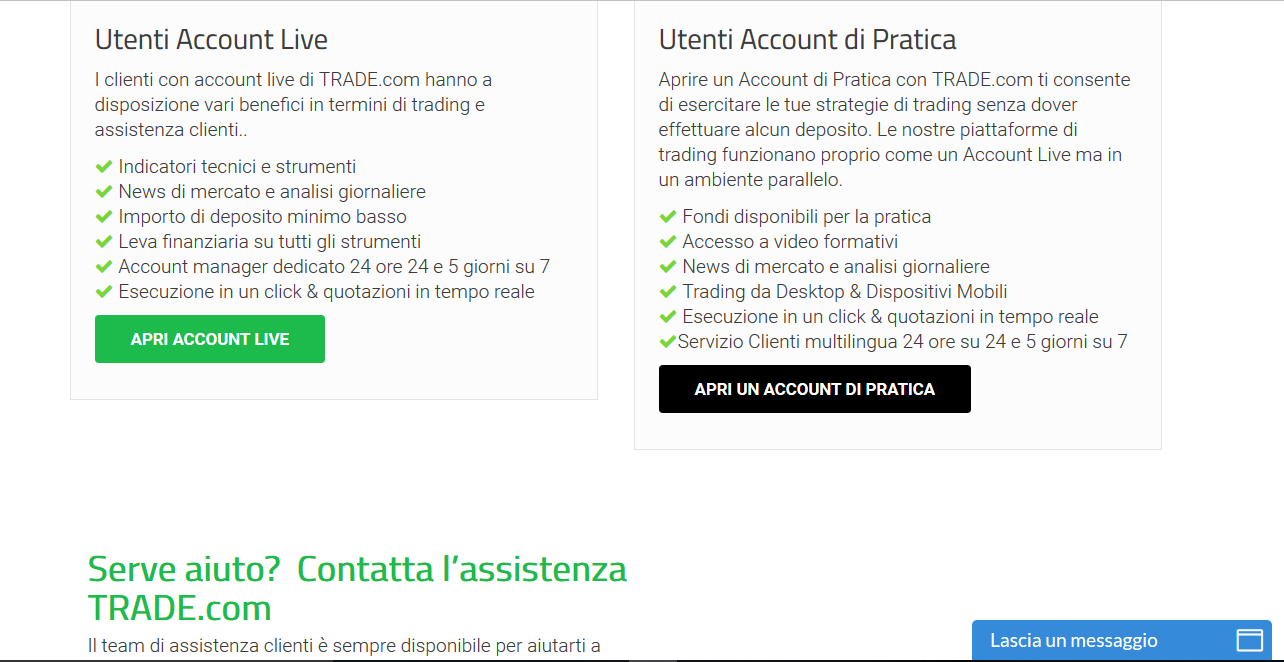 trading online con quotazioni in tempo reale
