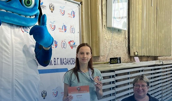 Студентка МГРИ стала призером Всероссийских соревнований по плаванию