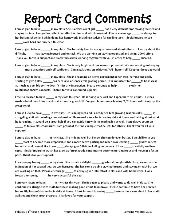 Best 25+ Report comments ideas on Pinterest Report card comments - report card template Best 25+ Report comments ideas on Pinterest Report card comments - report card template