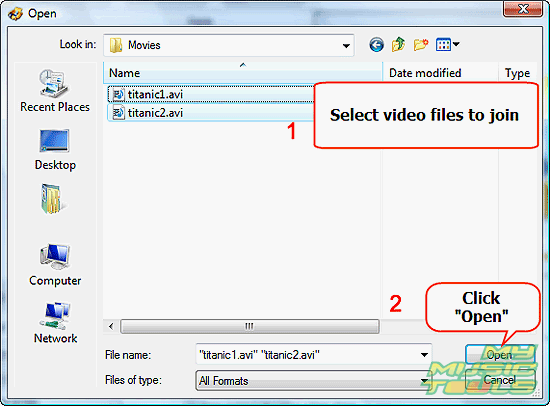Download Free Video joiner - free - latest version