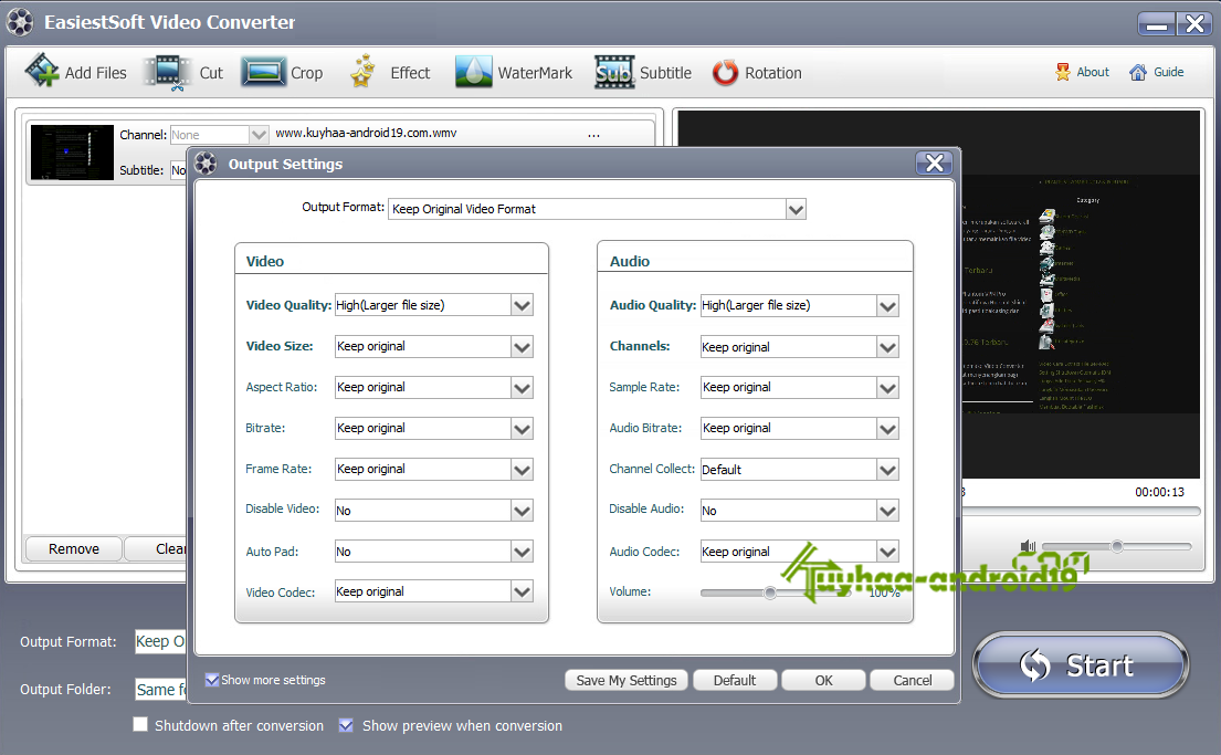 Download Free MKV Video Converter - free - latest version