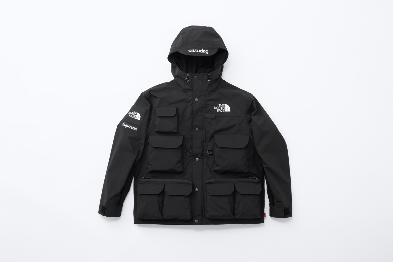 supreme the north face one world tee black