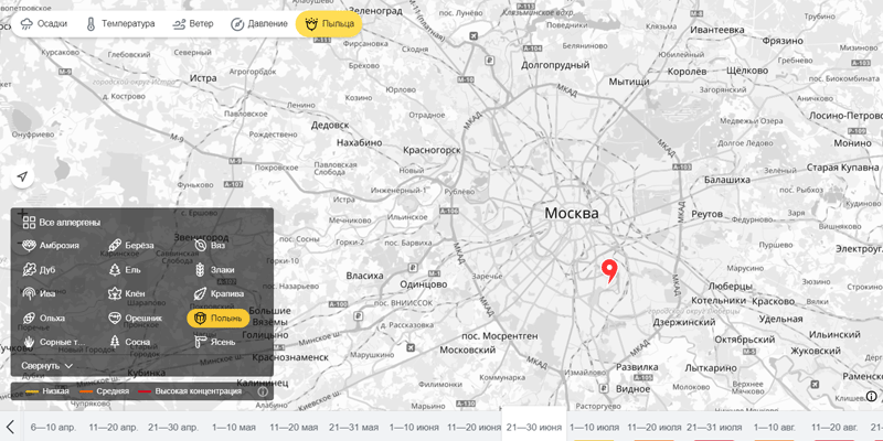 Карта аллергии Москва. Карта пыльцы для аллергиков Москва. Карта пыльцы Москва. Уровень пыльцы в москве