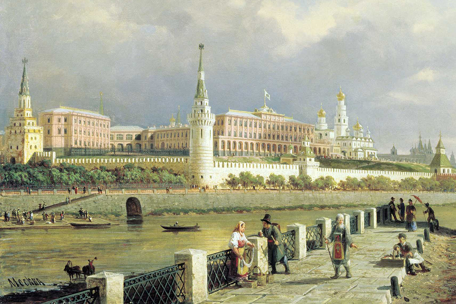 кремль из белого камня в москве