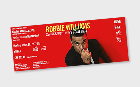 Билет на Робби Уилльямса