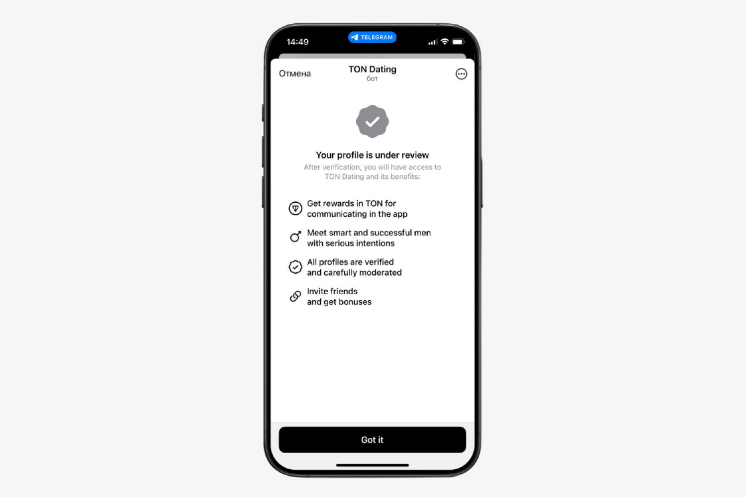 Девушкам — бесплатно, парням по подписке. Каким вышел TON Dating от Telegram