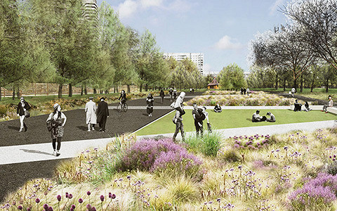 Как британские архитекторы перестроят парки за Третьим кольцом