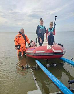 В Зеленоградске двух девушек на SUP-бордах унесло в море