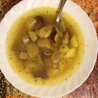 Рецепт Суп из белых грибов