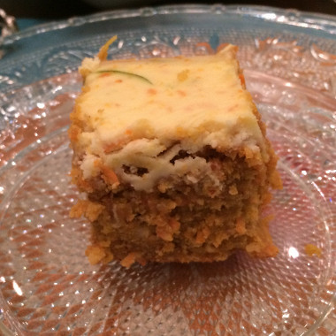 Рецепт Морковный пирог с сырно-цитрусовым кремом