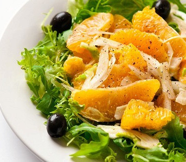 Рецепт Салат из фенхеля и апельсинов