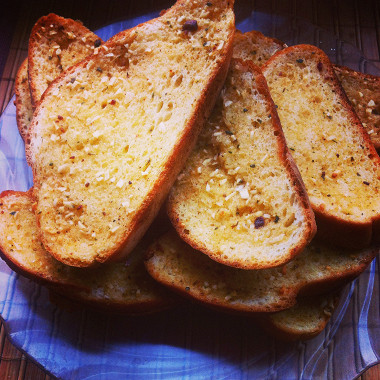 Рецепт Чесночный хлеб (garlic bread)