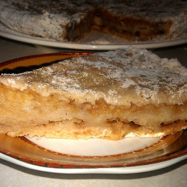 Рецепт Насыпной яблочный пирог с корицей