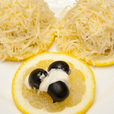 Рецепт Лимонные ломтики с сыром