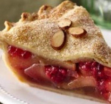 Рецепт Яблочно-малиновый пирог