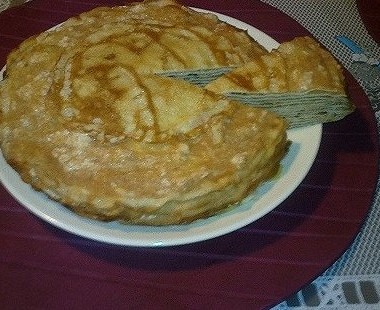 Рецепт Блинный торт «Яблочный Спас»